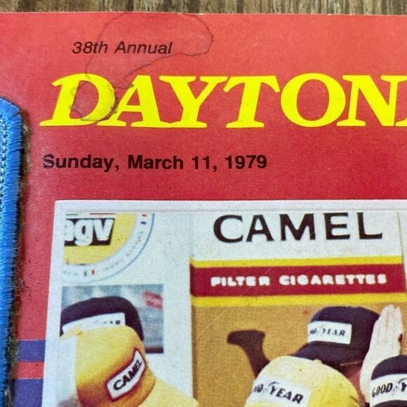 NASCAR Daytona 200 1979 Program w/patch 38th annual - Picture 3 of 9